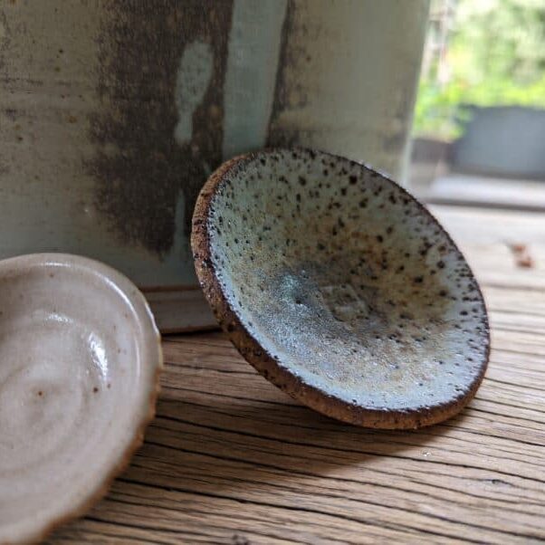 Ceramic dishes - small handmade glazed pinchpot bowls